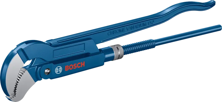 Угловой трубный ключ Bosch для санитарных работ, 45°, хромованадиевая сталь.